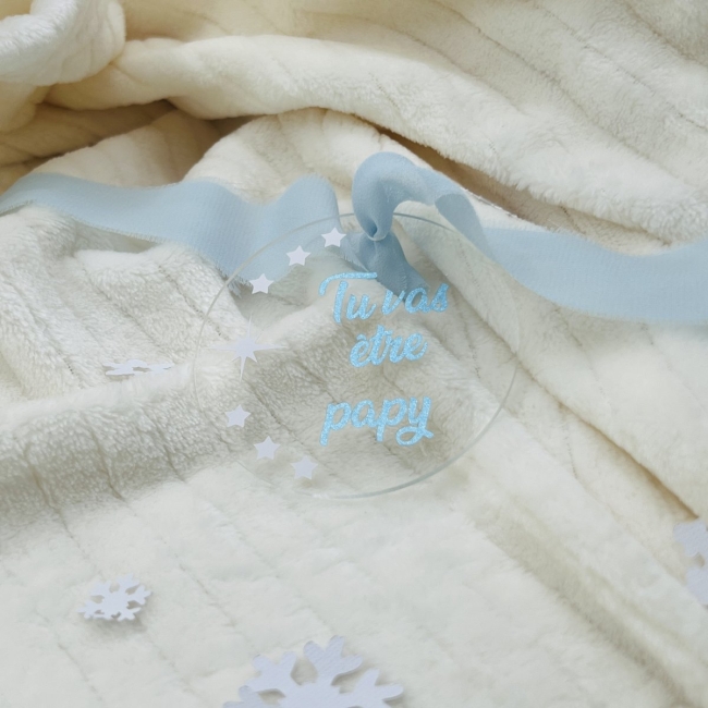 Boule de Noël - Etoiles scintillantes