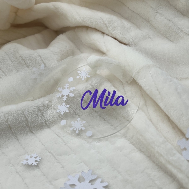 Boule de Noël - Minis flocons